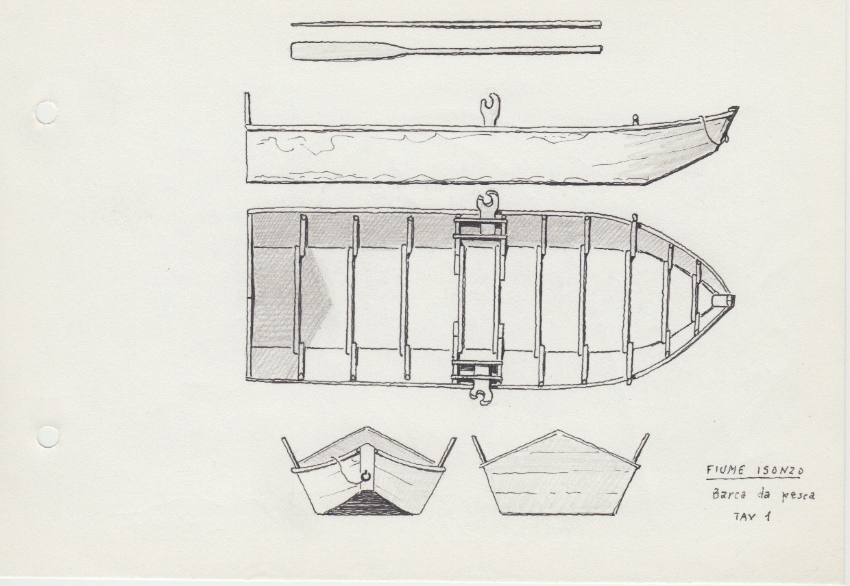219-Fiume Isonzo - barca da pesca - tav.1